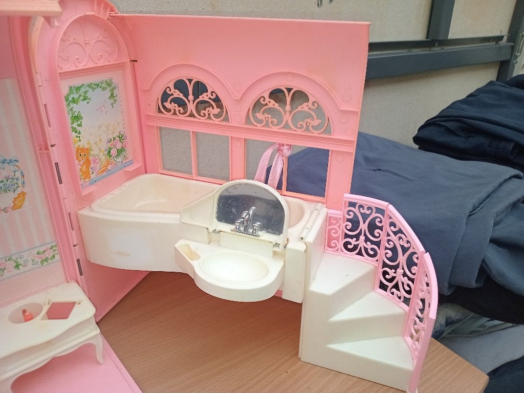 Barbie House Koffer 1998 Vintage - Zeldzaam, Ophalen of Verzenden, Zo goed als nieuw