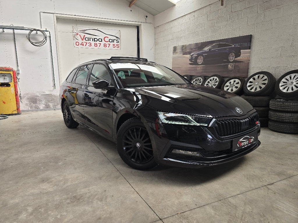Skoda Octavia Break - Sportpack - Full Option - Hybride, https://public.car-pass.be/vhr/215fd60c-48e6-4d49-a787-e69bbb075026, Zwart