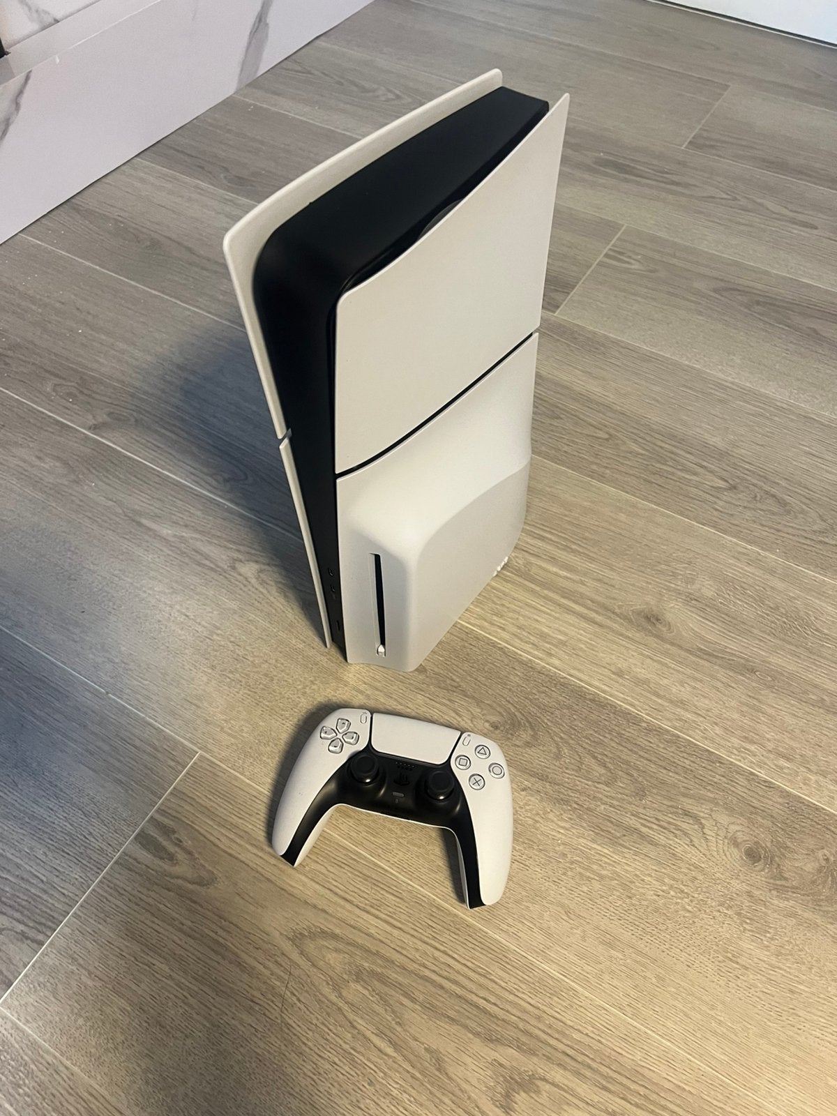 PS5 Slim Disc 1TB + 5 Games + DualSense, Enlèvement, Comme neuf, Playstation 5