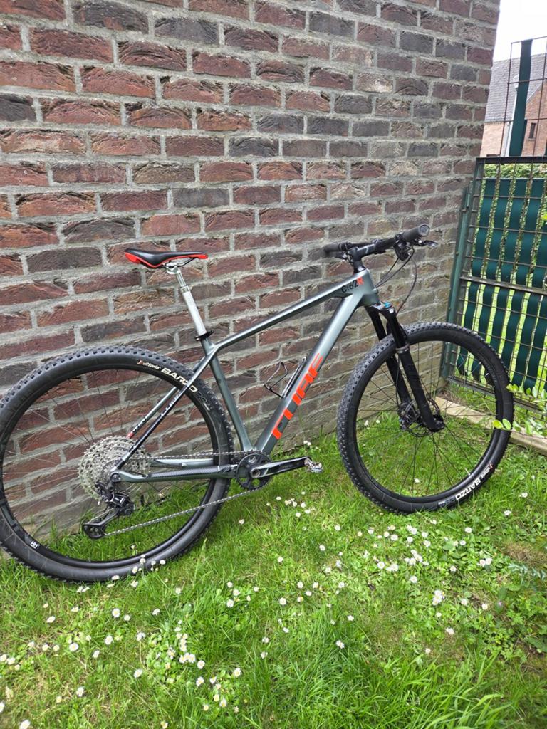 VTT Cube C62:R carbone taille L, Vélos & Vélomoteurs, Vélos | VTT & Mountainbikes, Utilisé, Hommes, Autres marques, VTT semi-rigide