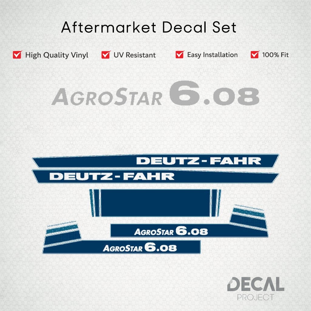 Vervangende Stickers Deutz AgroStar 6-serie, Verzenden