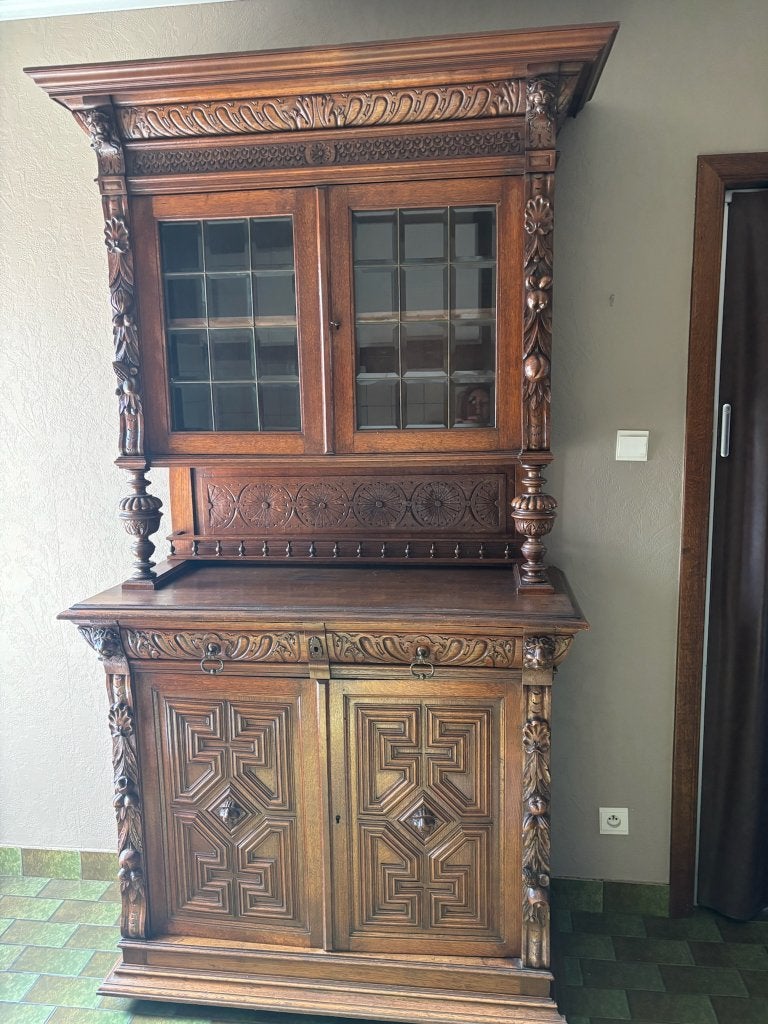 Mechelse buffetkast (120x52x225cm), Antiek en Kunst, Antiek | Meubels | Kasten, Ophalen