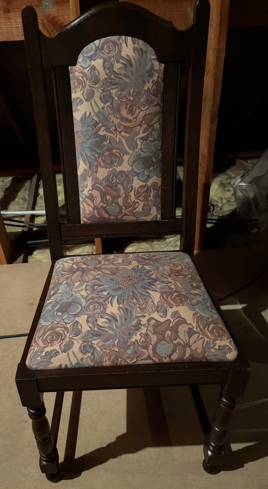 8 chaises, bois foncé, Enlèvement