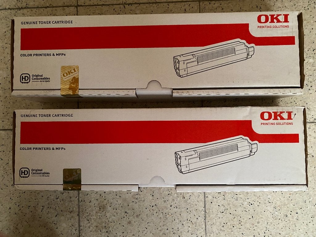 OKI toner 44059212 zwart of geel, Enlèvement, Neuf, Toner