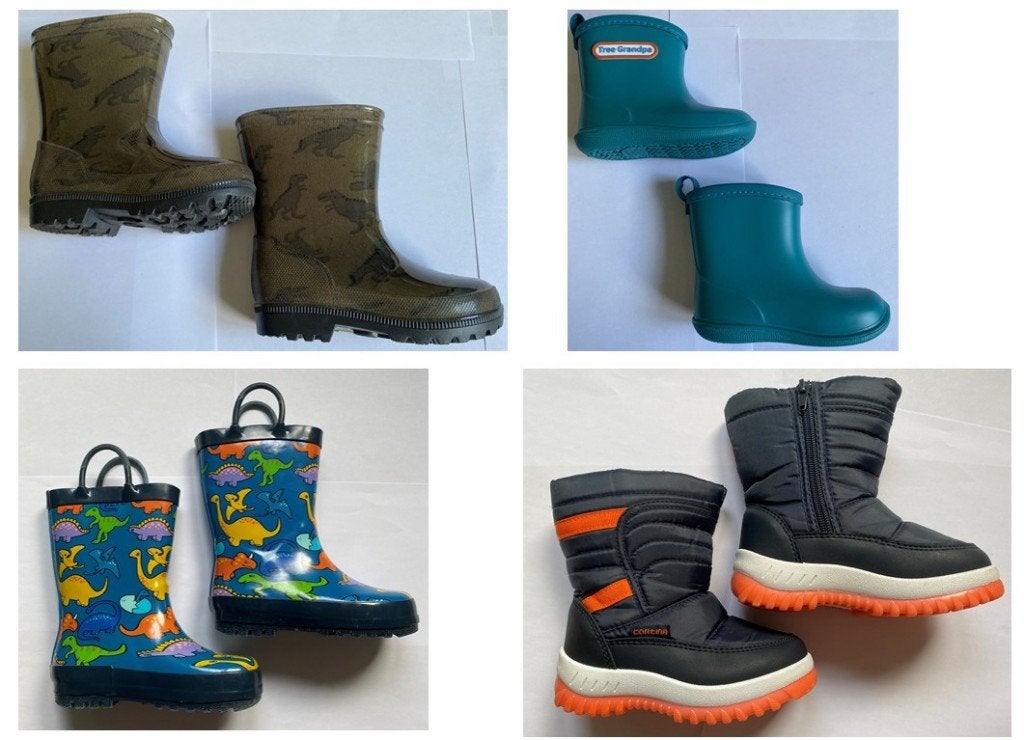 Regenlaarzen & Snowboots Outdoor (Maat 21 t/m 25) - 4 Paar!, Kinderen en Baby's, Ophalen, Zo goed als nieuw, Jongetje of Meisje