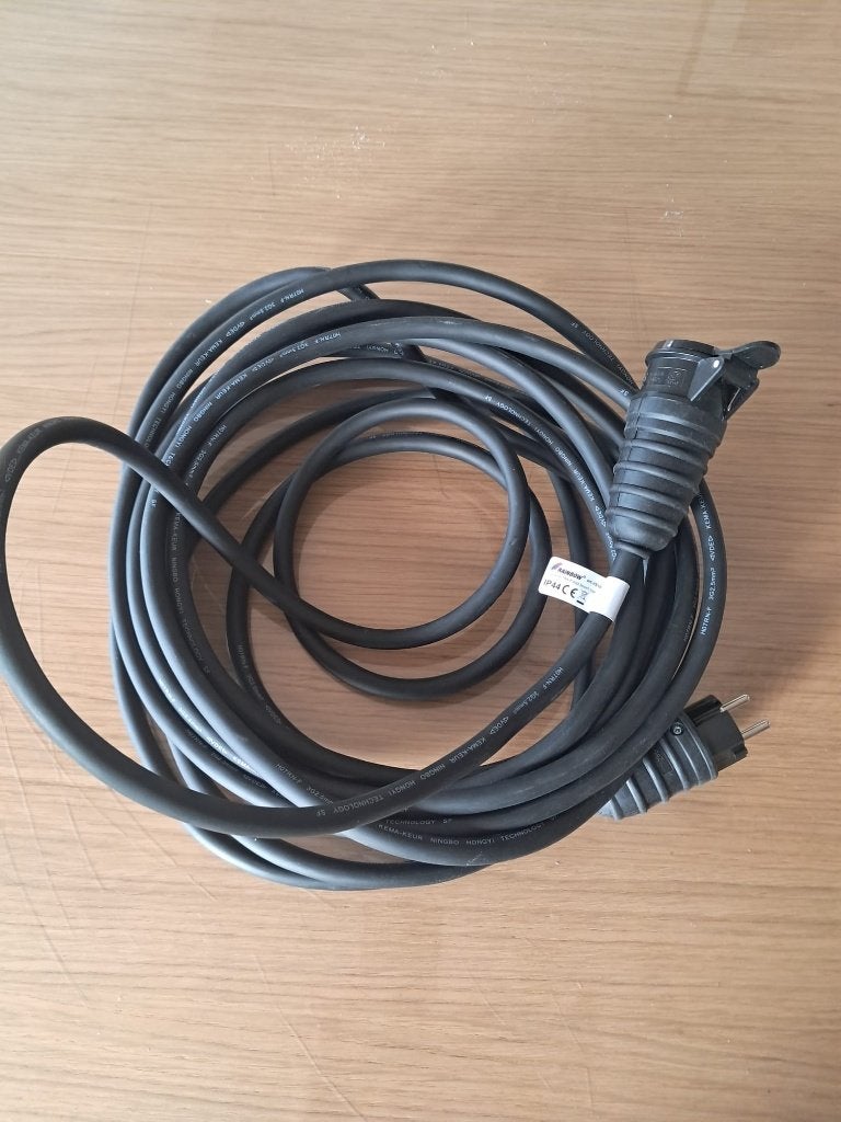 Verlengsnoer Neopreen H07RN 10 m 3G2.5 IP44, Ophalen, Nieuw