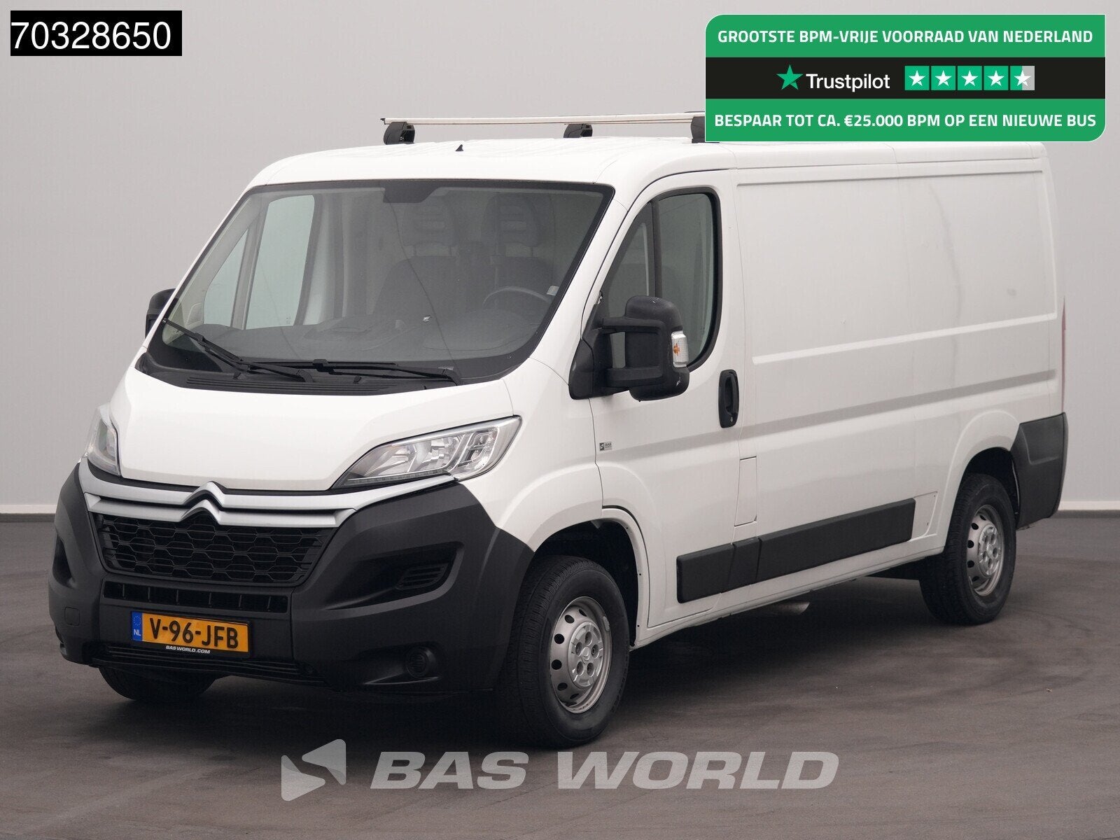 Citroën Jumper 130pk L2H1 Trekhaak Airco Cruise Camera Impe, Dealer onderhouden, Stof, Gebruikt, Euro 6