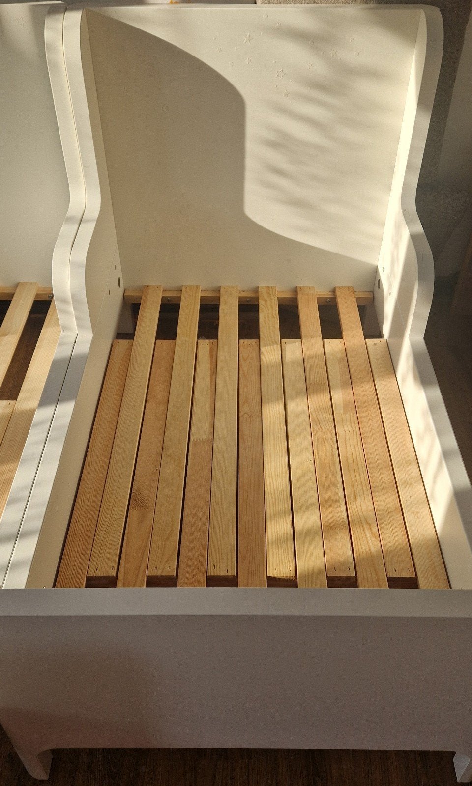 2x lit ikea extensible 60€/pièce, Enlèvement, Matelas