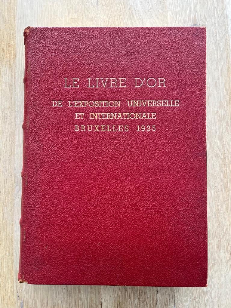 Le Livre d'Or de l'Expo 1935, Enlèvement ou Envoi, Utilisé
