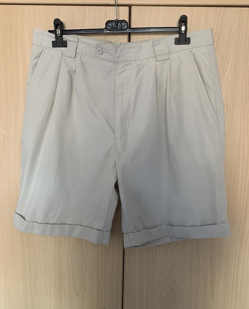short, bermuda beige maat 48C - taille= 92cm, Kleding | Heren, Broeken en Pantalons, Maat 48/50 (M), Beige, Zo goed als nieuw