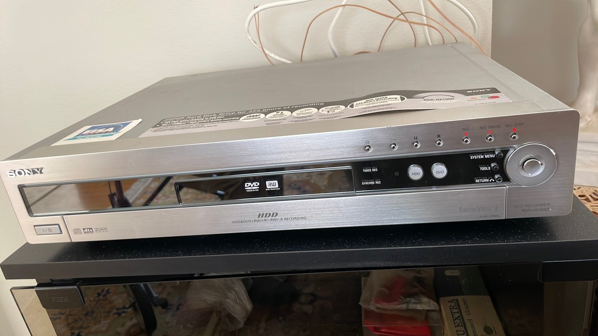 Sony dvd speler RDR-HX1000, Audio, Tv en Foto, DVD spelers, Ophalen, Zo goed als nieuw, Sony