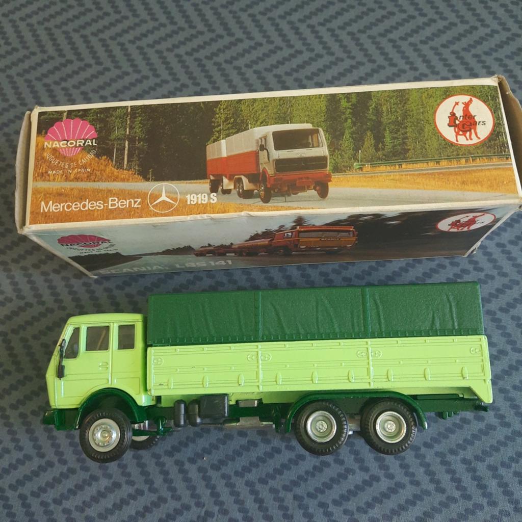 NACORAL ESPANA*VERS 1:55 *MERCEDES BENZ 1919 S*VINTAGE*MIB*N, Enlèvement, Neuf, Bus ou Camion, Autres marques