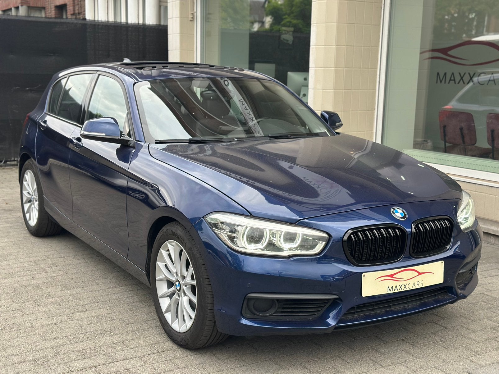 BMW 118d Sport 150pk 7/2016 Open dak Leder Xenon Pdc Navi, Autos, Cuir, Achat, Entreprise, Boîte manuelle