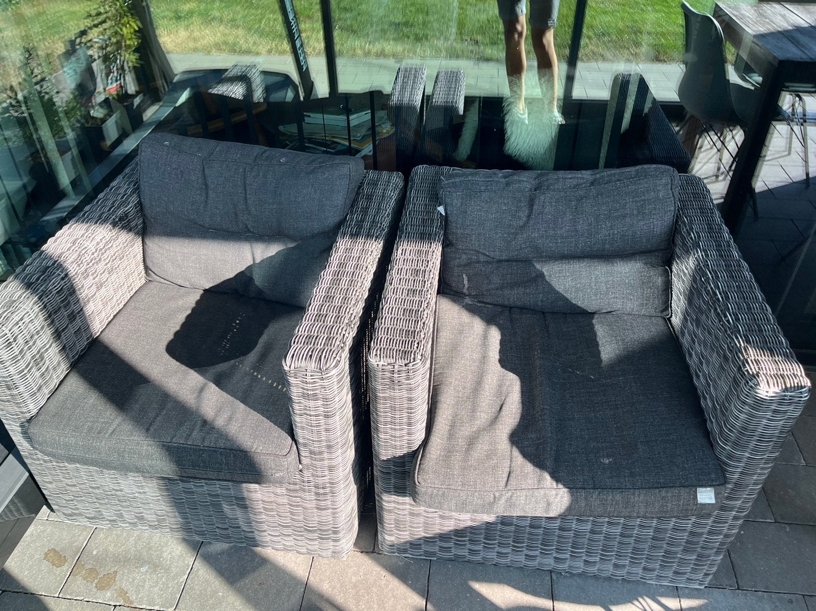 Lounge zetel, Tuin en Terras, Tuinsets en Loungesets, Ophalen, Gebruikt