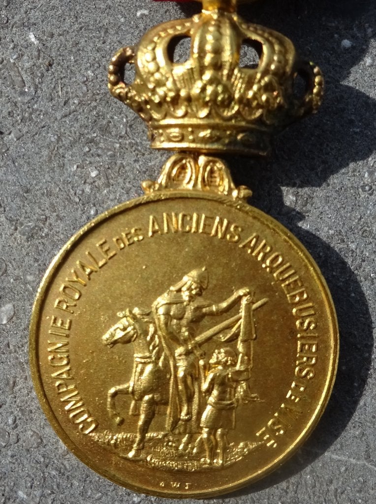 LES ARQUEBUSIERS DE VISE - MEDAILLE DE LA RECONNAISSANCE, Collections, Envoi, Armée de terre, Ruban, Médaille ou Ailes