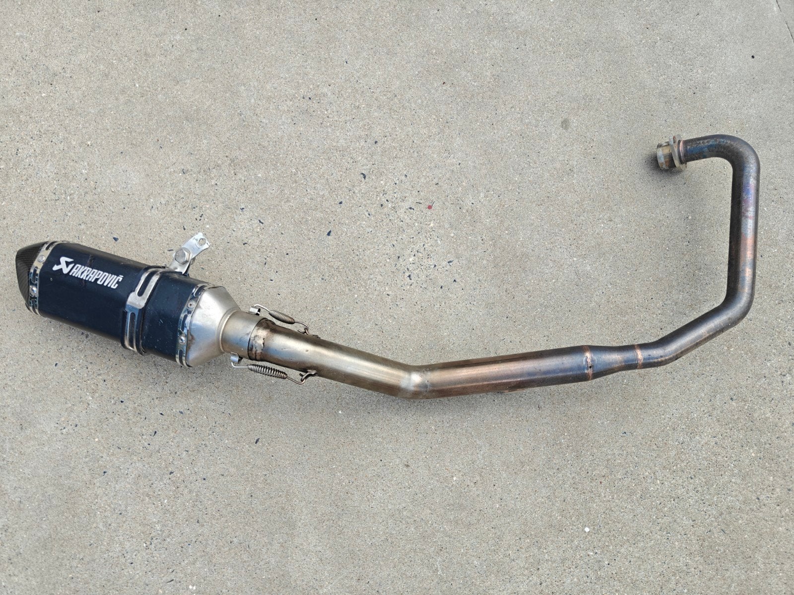 akrapovic Honda cb125f, Motoren, Ophalen of Verzenden, Gebruikt