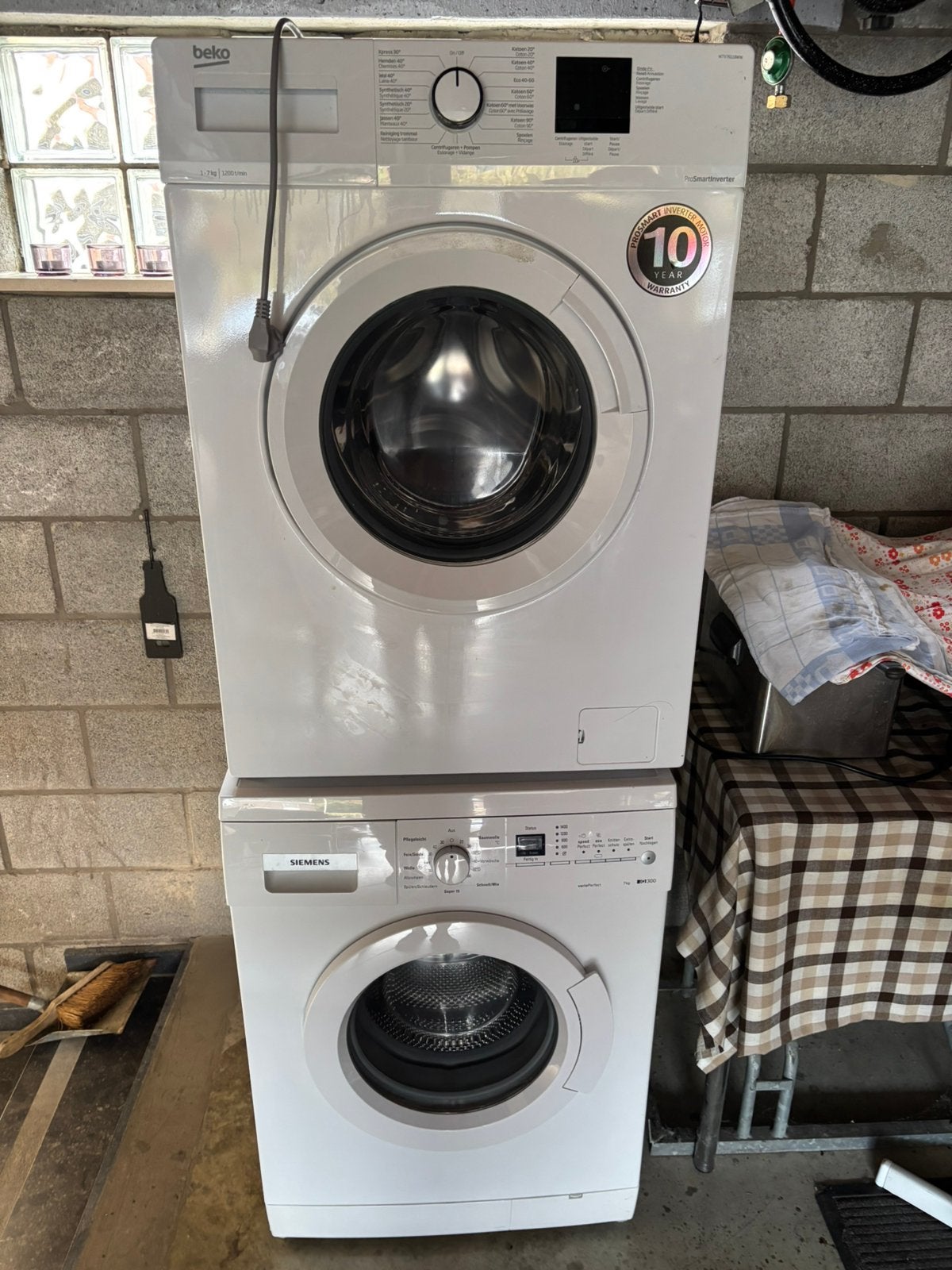 Wasmachine beko en een miele, Ophalen, Zo goed als nieuw