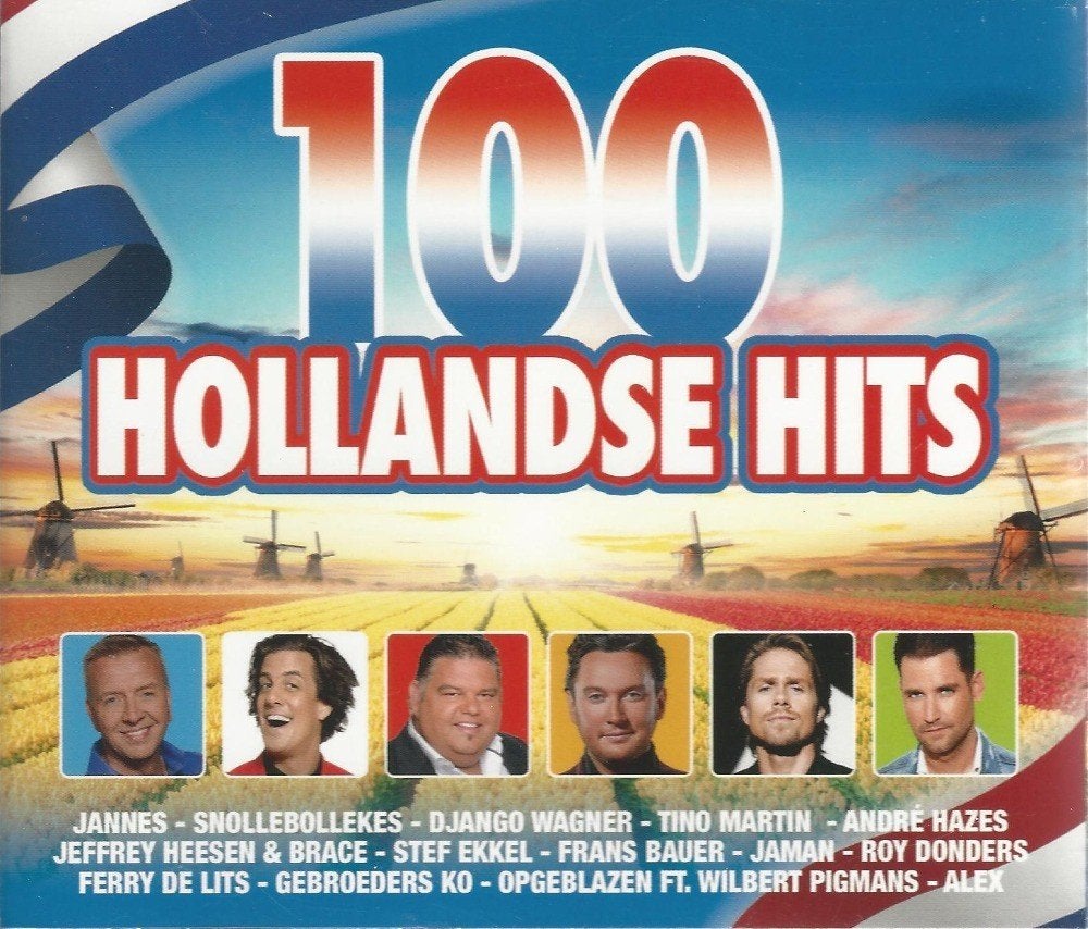 4CD-BOX * 100 HOLLANDSE HITS, CD & DVD, CD | Néerlandophone, Enlèvement ou Envoi, Comme neuf, Chanson réaliste ou Smartlap