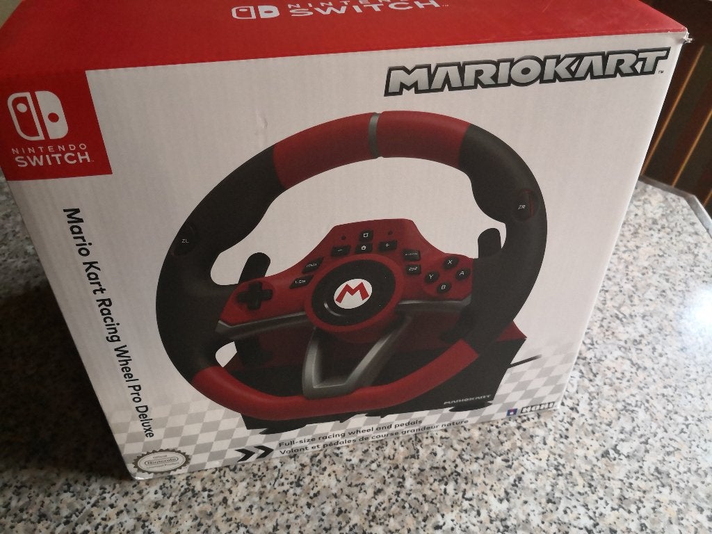 Nintendo switch mario kart - racing wheel pro deluxe, Consoles de jeu & Jeux vidéo, Consoles de jeu | Nintendo Portables | Accessoires