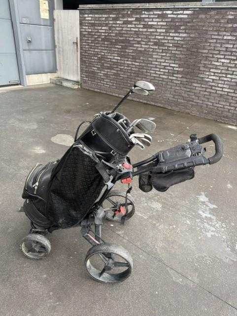 golfclubs+tas inclusief trolley Sryxon, Ophalen of Verzenden, Zo goed als nieuw, Heren