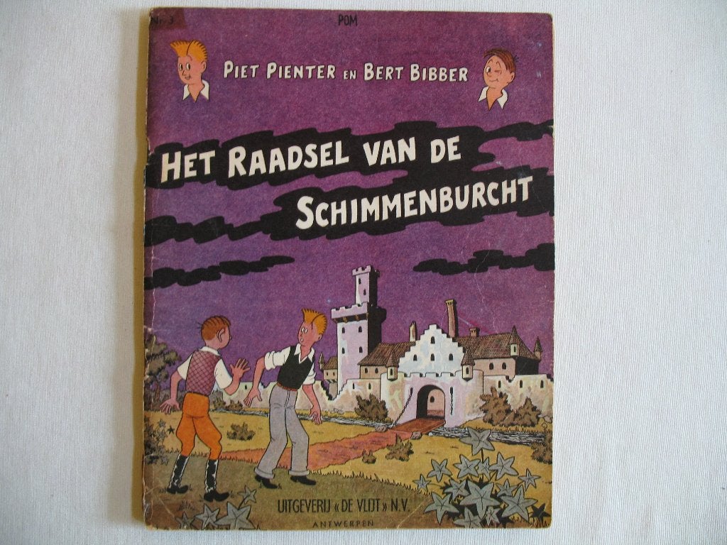 Piet Pienter en Bert Bibber, nr 3, 3de druk 1961, Eén stripboek, Ophalen of Verzenden