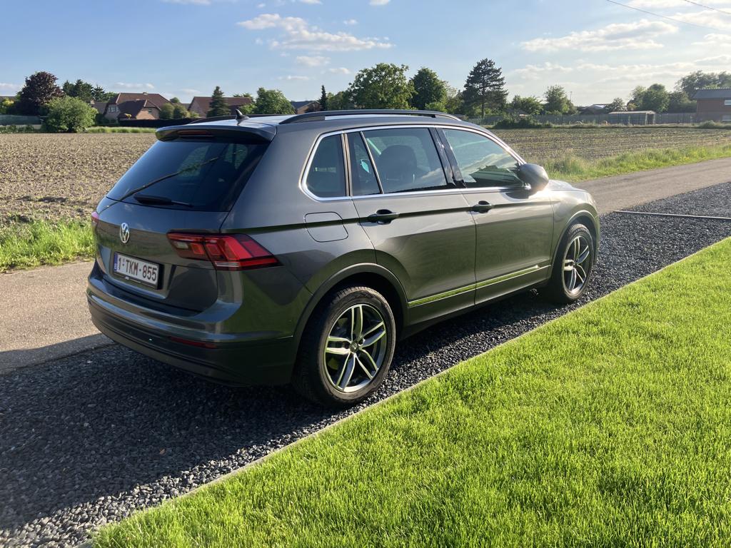 Vw Tiguan 2O17, 1.4 tsi 150pk, Autos, Argent ou Gris, Achat, Boîte manuelle, Noir
