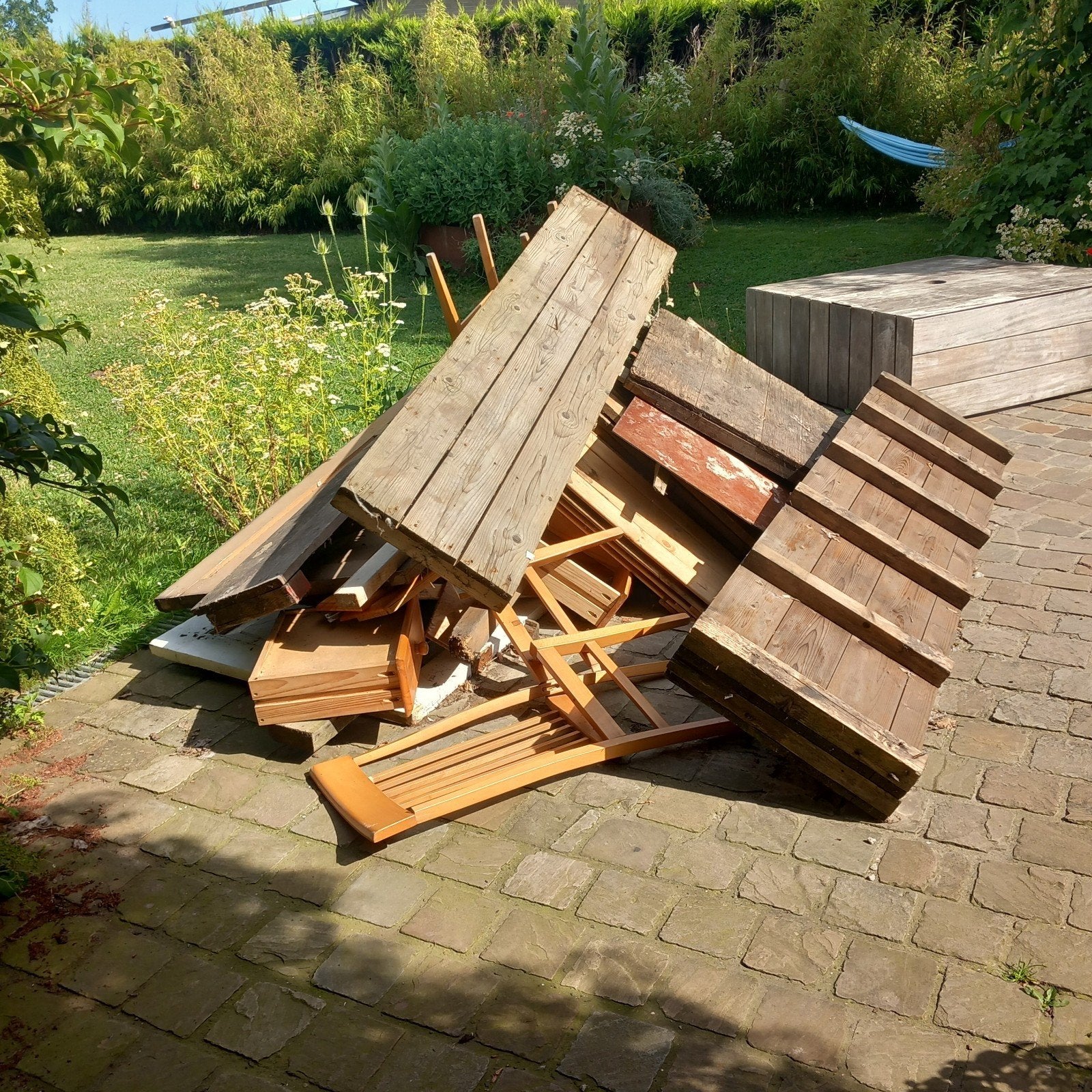 bois de chauffage, Enlèvement