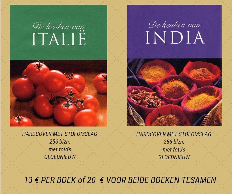 DE KEUKEN VAN ITALIE & INDIA, Boeken, Kookboeken, Ophalen of Verzenden, Nieuw