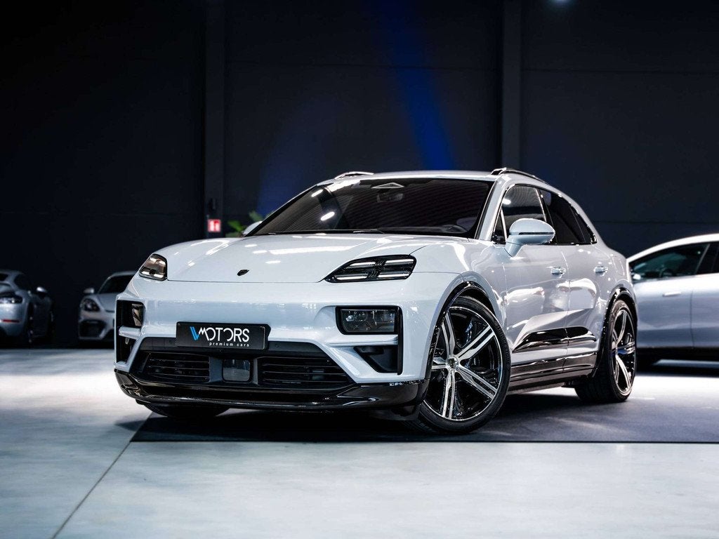 Porsche Macan e-Macan 100 kWh Turbo - Burmester - Ice Grey -, Cuir, Argent ou Gris, Achat, 470 kW
