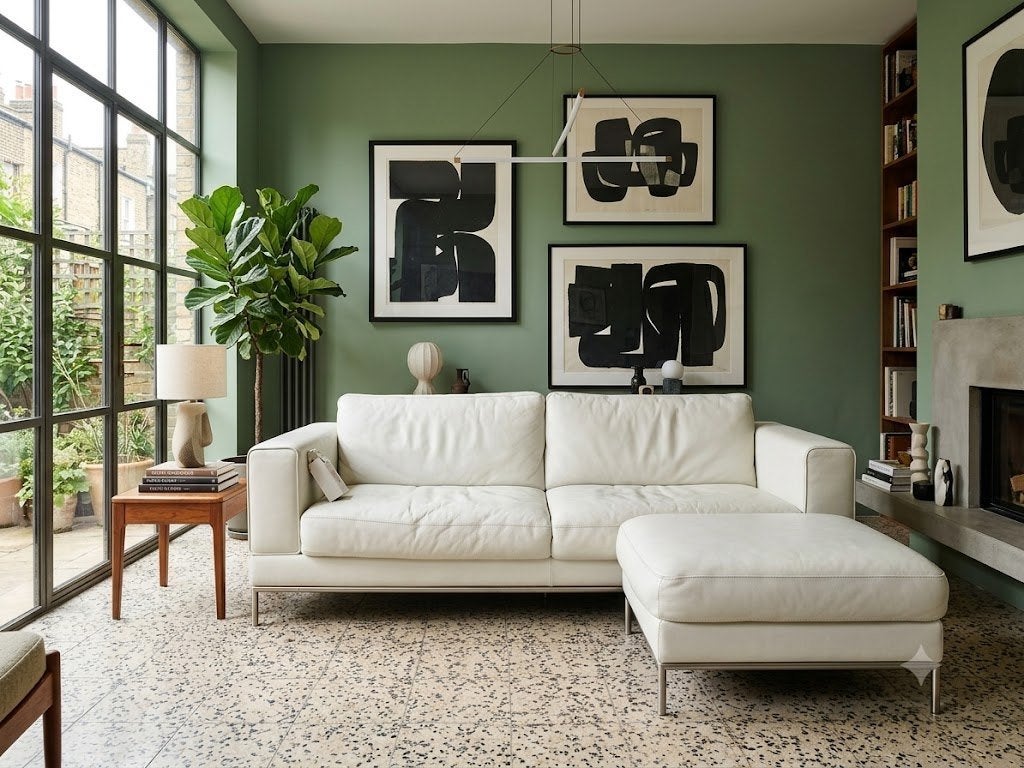 CANAPE CUIR 3 PLACES + POUF, Enlèvement, Utilisé, Cuir