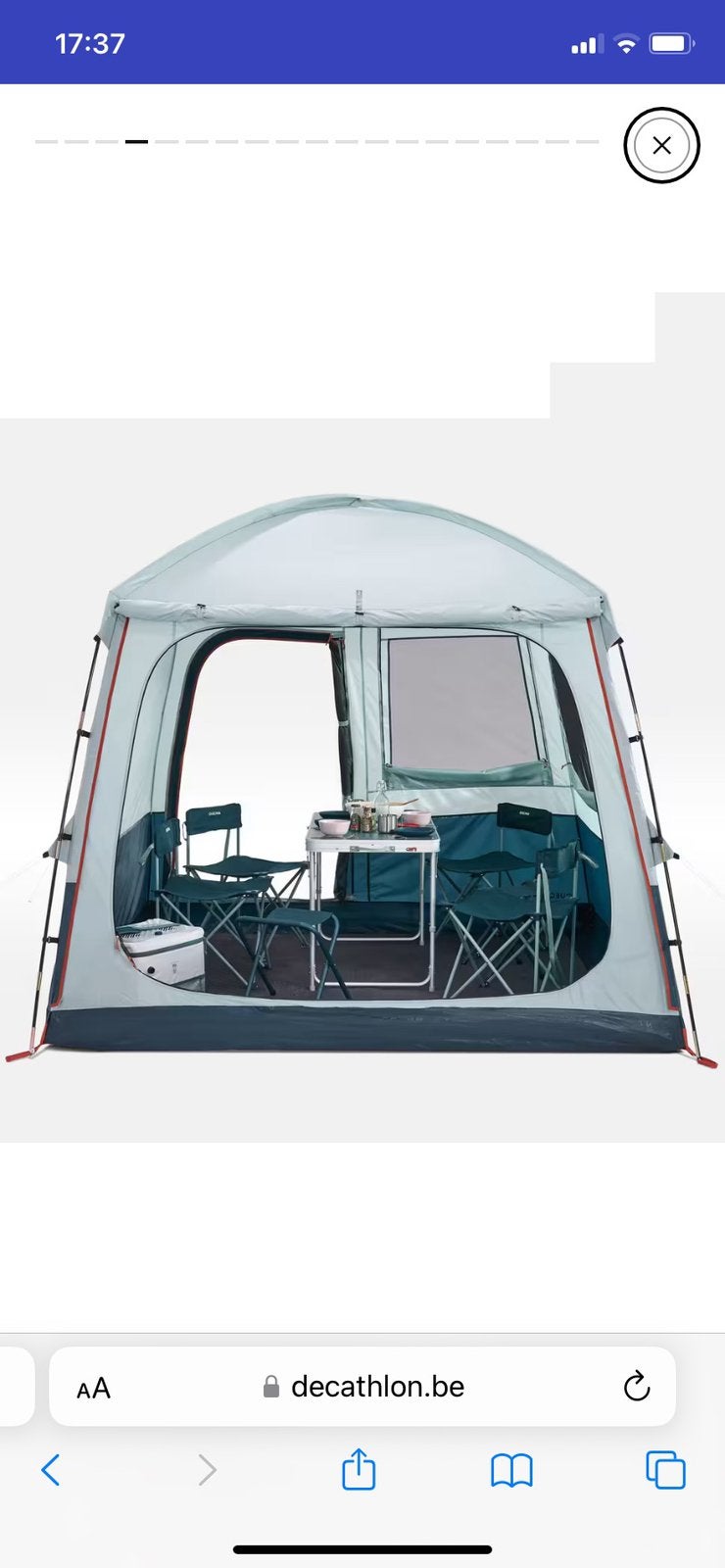 Shelter decathlon, Caravanes & Camping, Tentes, Enlèvement, Comme neuf