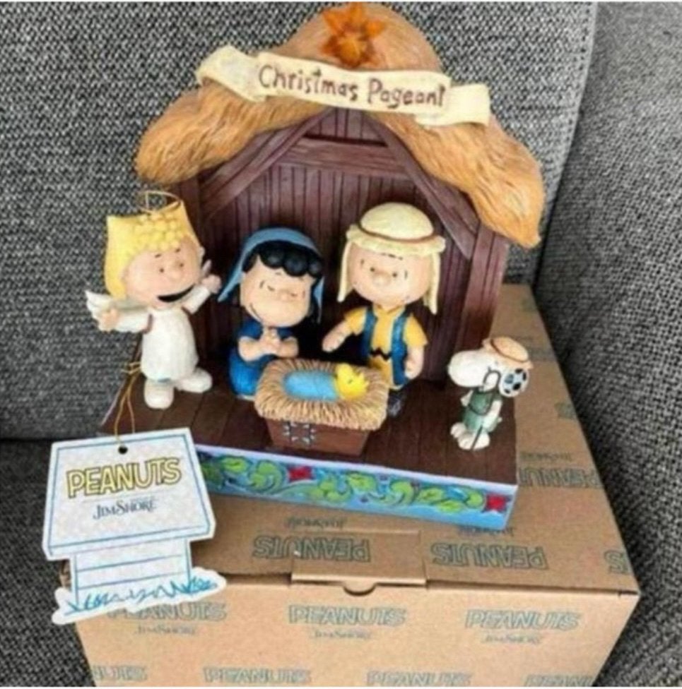 Peanuts by jim shore snoopy navity kerststalletje, Enlèvement, Comme neuf, Fantasy