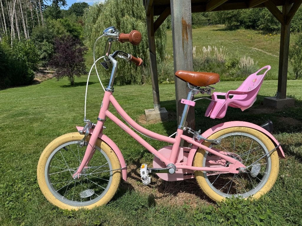 Vélo rose Bobbin Gingersnap 16" Wheel à venir chercher, Bobbin, Enlèvement, Utilisé, Frein à main
