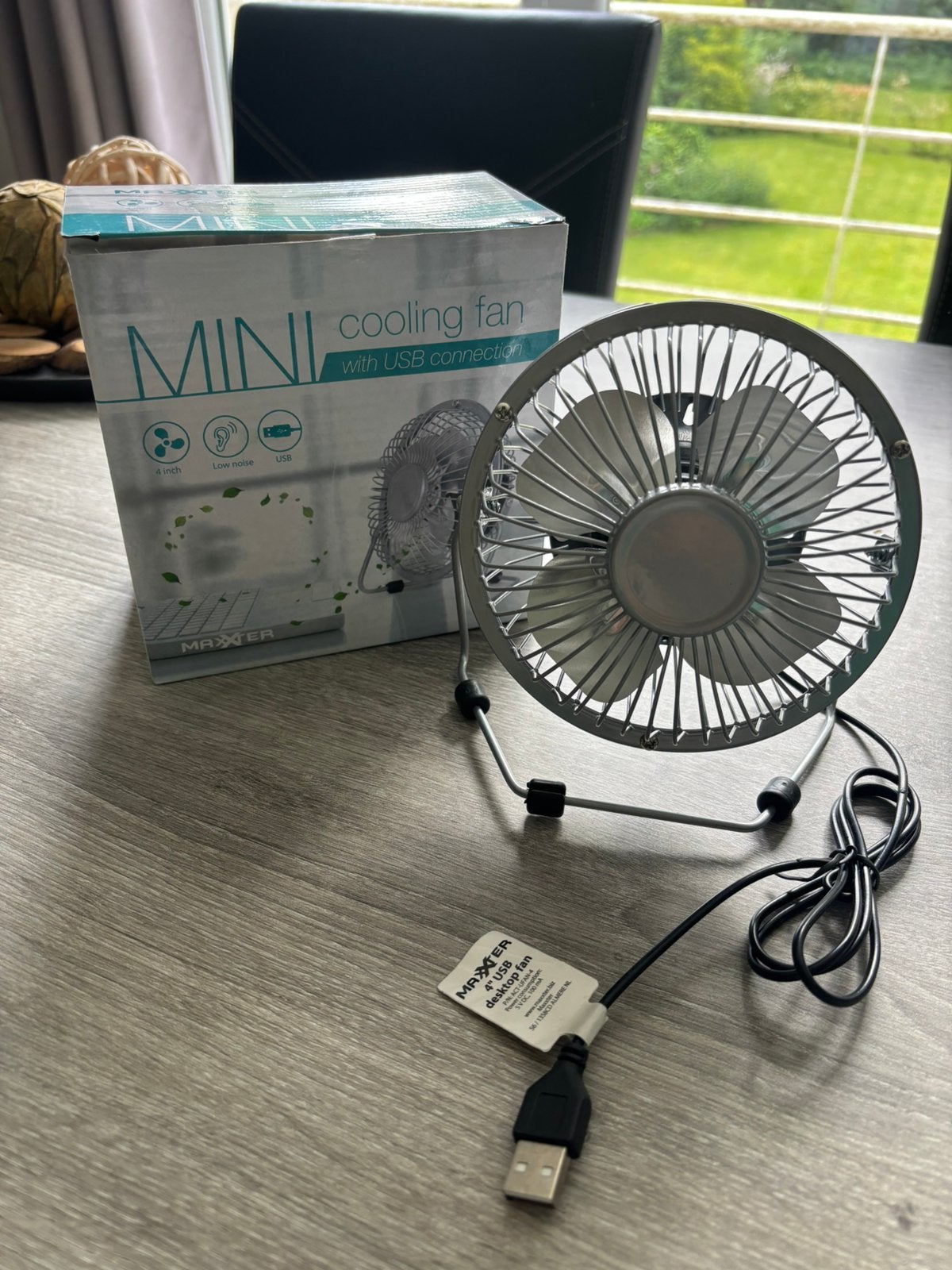 Ventilateur de bureau usb, Diversen, Bureau-accessoires, Ophalen of Verzenden, Zo goed als nieuw