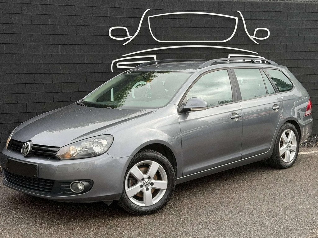 Volkswagen Golf SW Variant 1.6 CR TDi+AIRCO+NAVI+KEY LESS GO, Auto's, Volkswagen, Euro 5, Gebruikt, Zwart, 4 cilinders