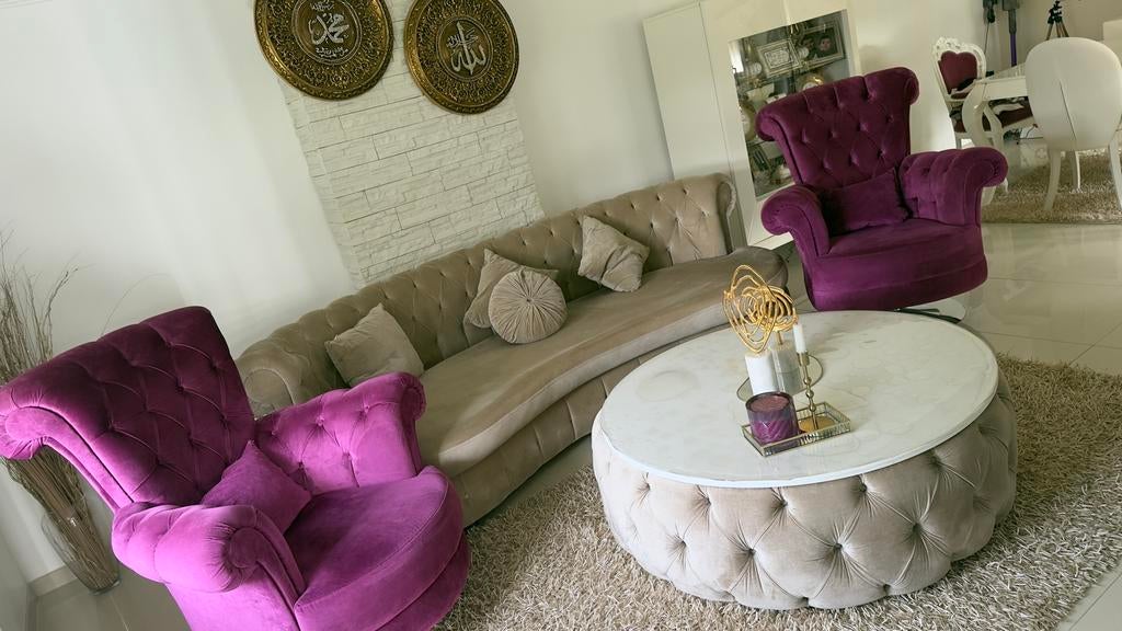 Ensemble de Chesterfield de luxepeut être vendu séparément, Maison & Meubles, Canapés | Coins salons complets, Enlèvement, Utilisé