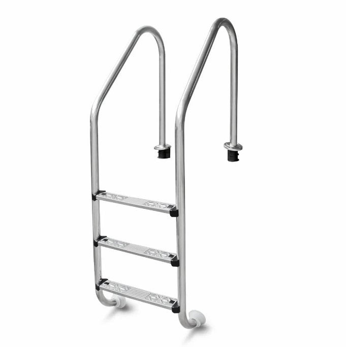 W'eau RVS zwembadtrap 3 treden - AISI 304, Tuin en Terras, Ophalen of Verzenden, Nieuw, Ladder