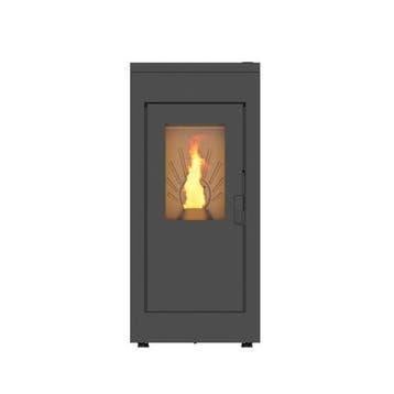 NextPoêle à bois Woody 9 kW avec raccords supérieur arrière