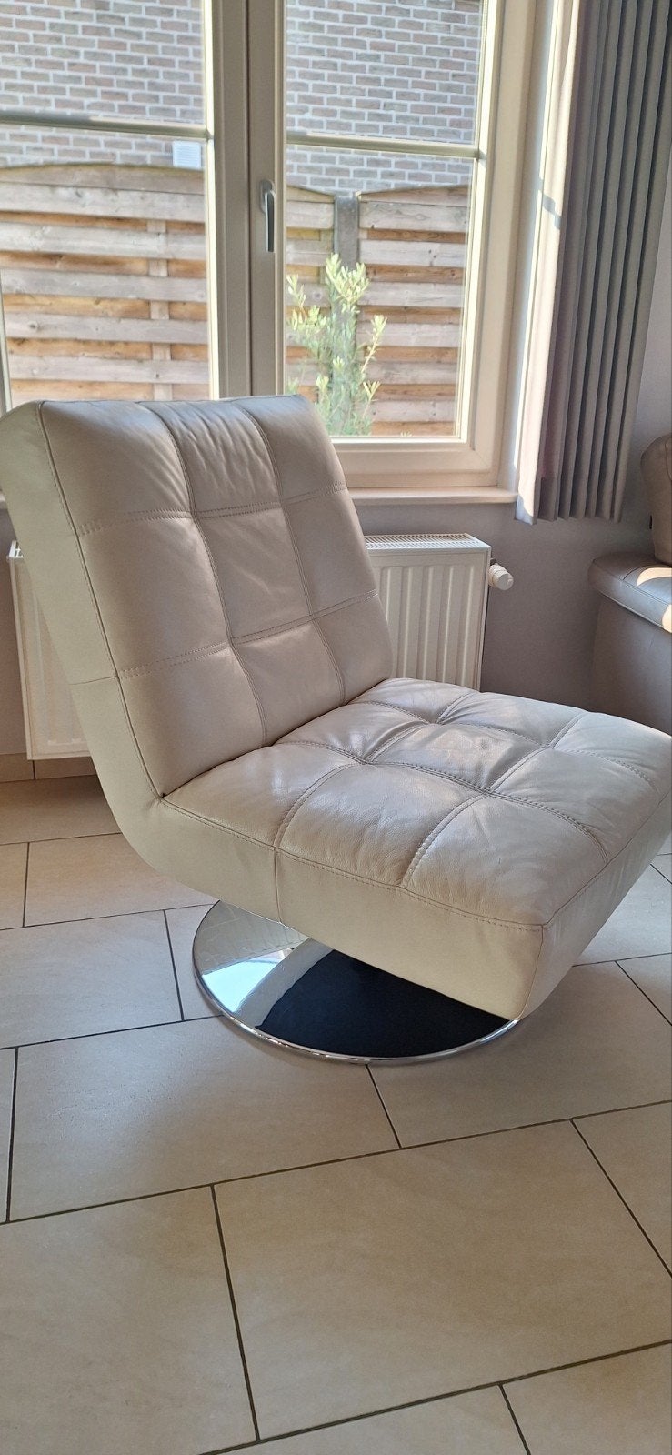 Lederen fauteuil in heel goede staat., Ophalen