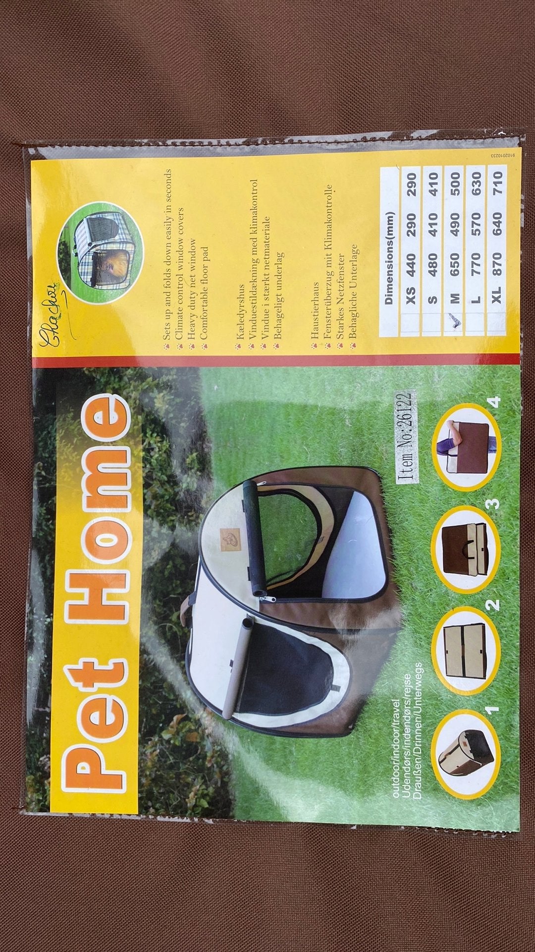 Maison de voyage pour chiens, Animaux & Accessoires, Enlèvement ou Envoi, Comme neuf