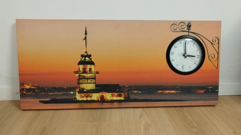 Tableau Horloge - Maiden's Tower (Istanbul), Antiquités & Art, Enlèvement