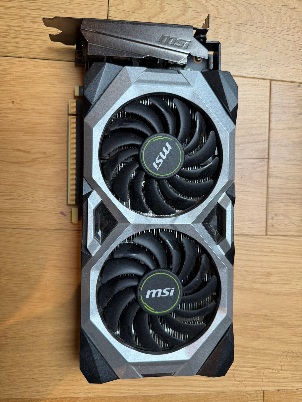MSI GeForce RTX 2070 SUPER Ventus OC 8 Go, Informatique & Logiciels, Cartes vidéo, HDMI, GDDR6, Comme neuf, Enlèvement