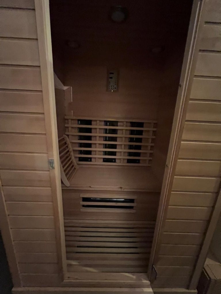 Nobel infrarood sauna, Ophalen, Zo goed als nieuw, Infrarood, Complete sauna