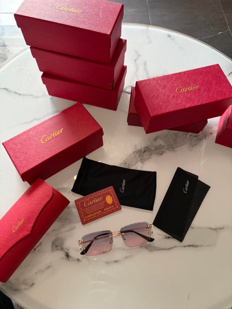 Lunettes Cartier, Bijoux, Sacs & Beauté, Lunettes de Soleil & Lunettes | Hommes, Enlèvement ou Envoi, Comme neuf, Lunettes