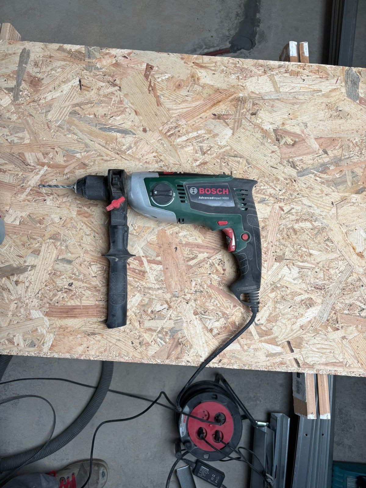 Bosch AdvancedImpact 9000 boor, Doe-het-zelf en Bouw, Boormachine, Ophalen of Verzenden, Klopboormechanisme, Gebruikt