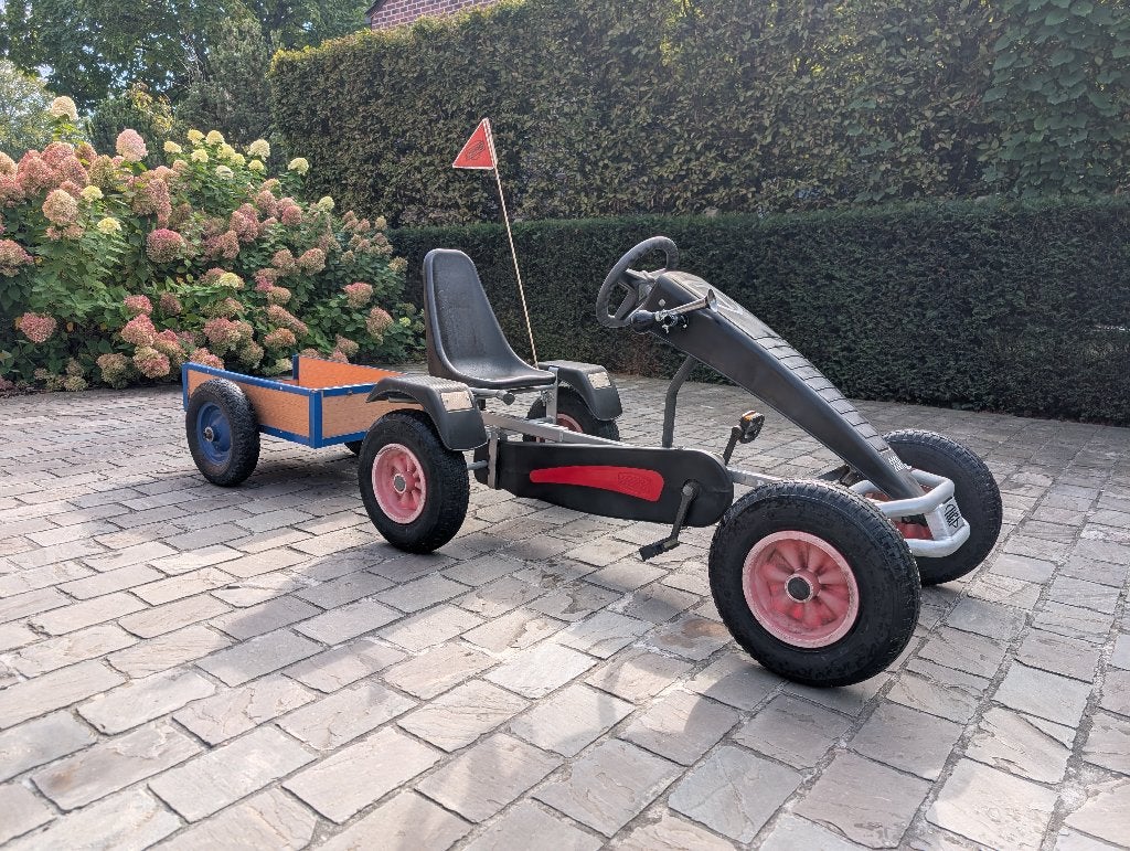 Berg gocart met aanhanger, Enlèvement, Comme neuf, Berg, Avec chariot ou remorque