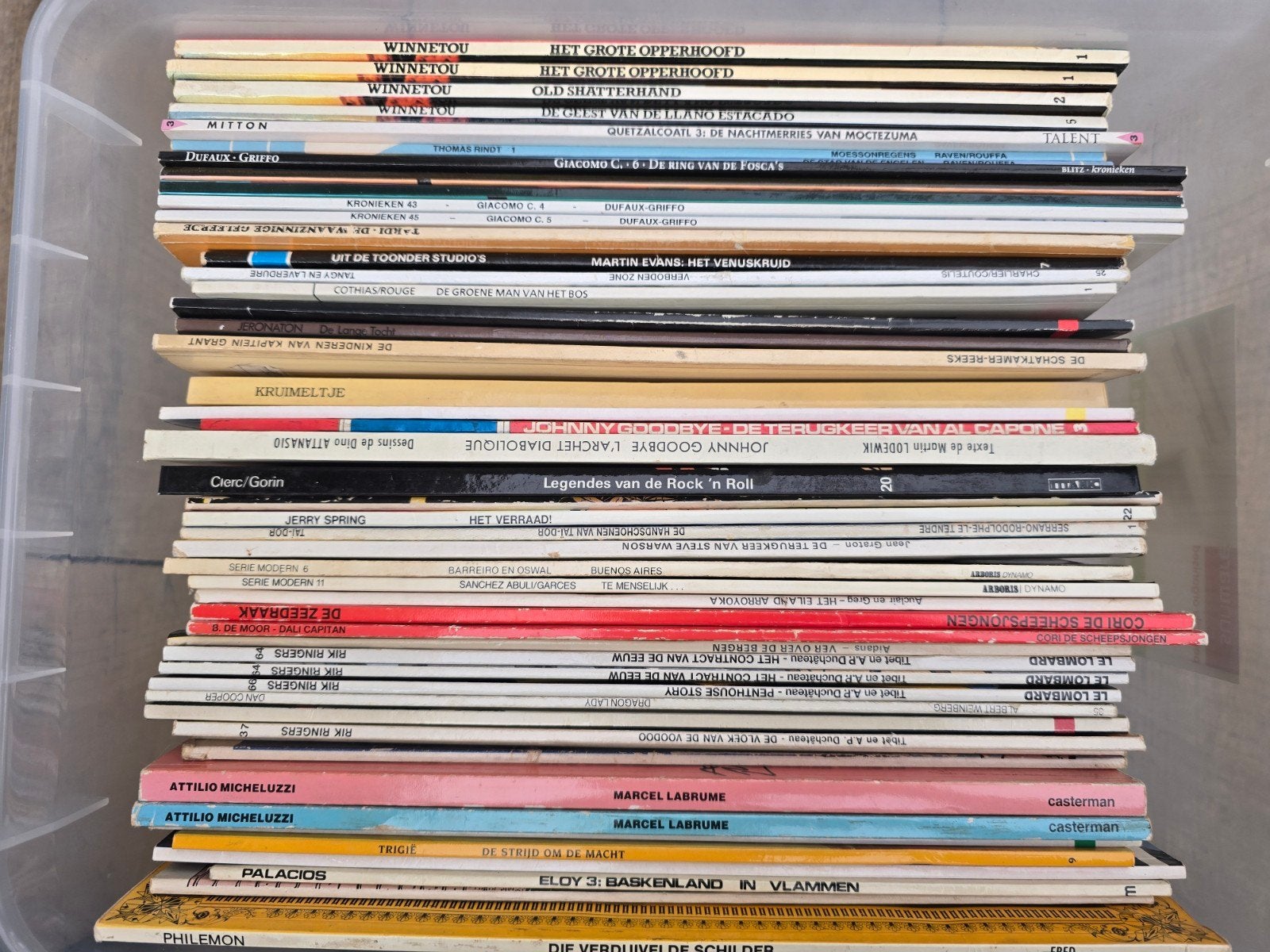 50 strips in zeer goede staat, Ophalen
