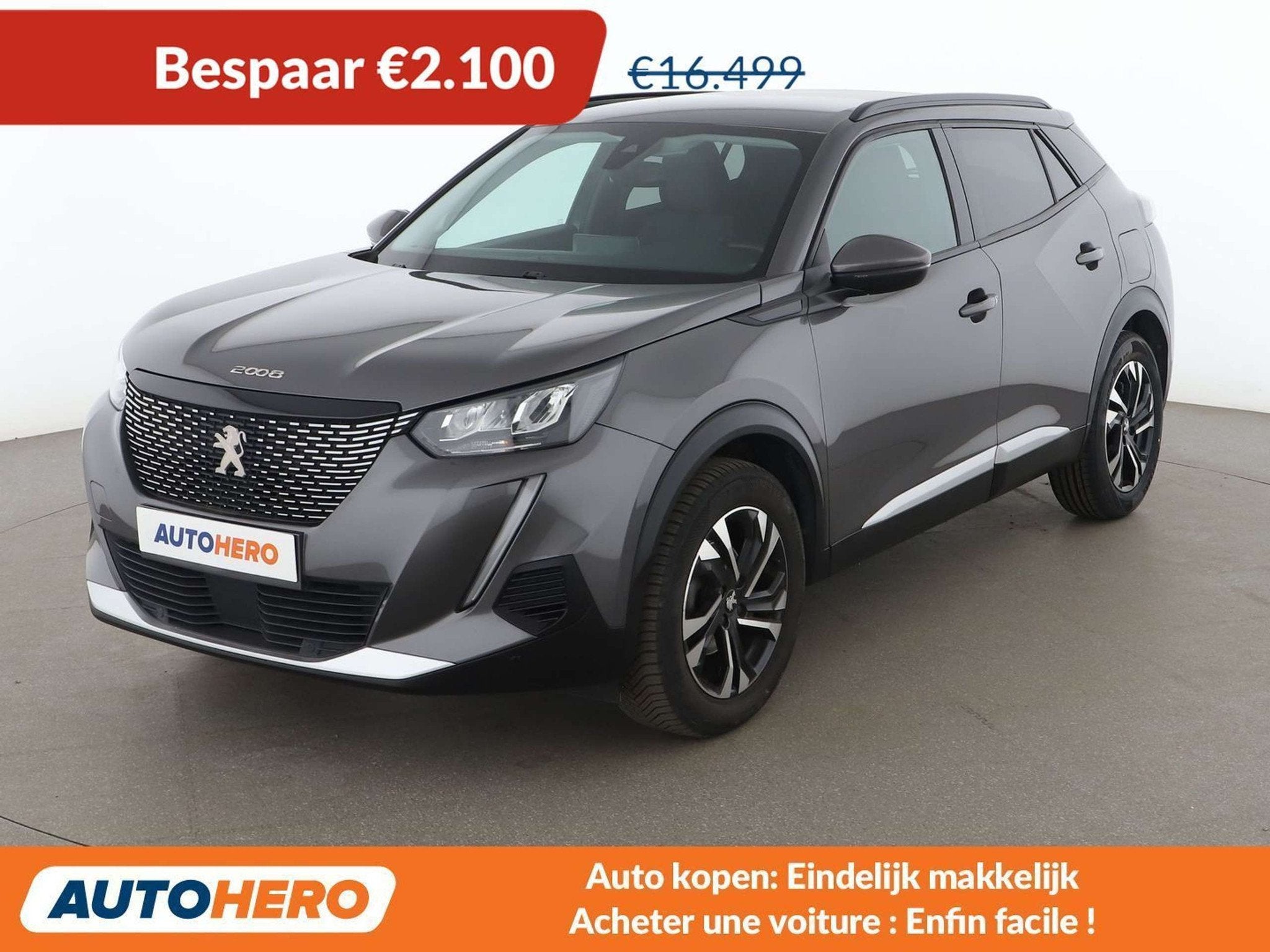 Peugeot 2008 1.2 PureTech Allure (bj 2021, automaat), Auto's, Euro 6, 1199 cc, Bluetooth, 96 kW