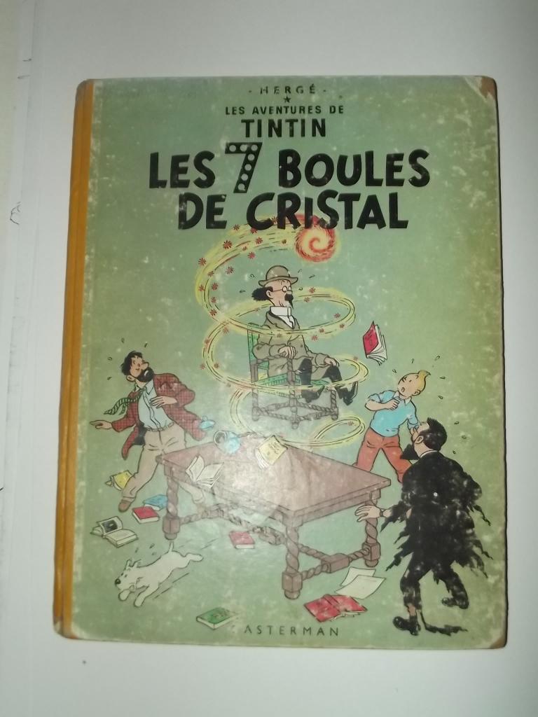 tintin Les 7 Boules de Cristal, Boeken, Stripverhalen, Gelezen, Eén stripboek, Ophalen of Verzenden