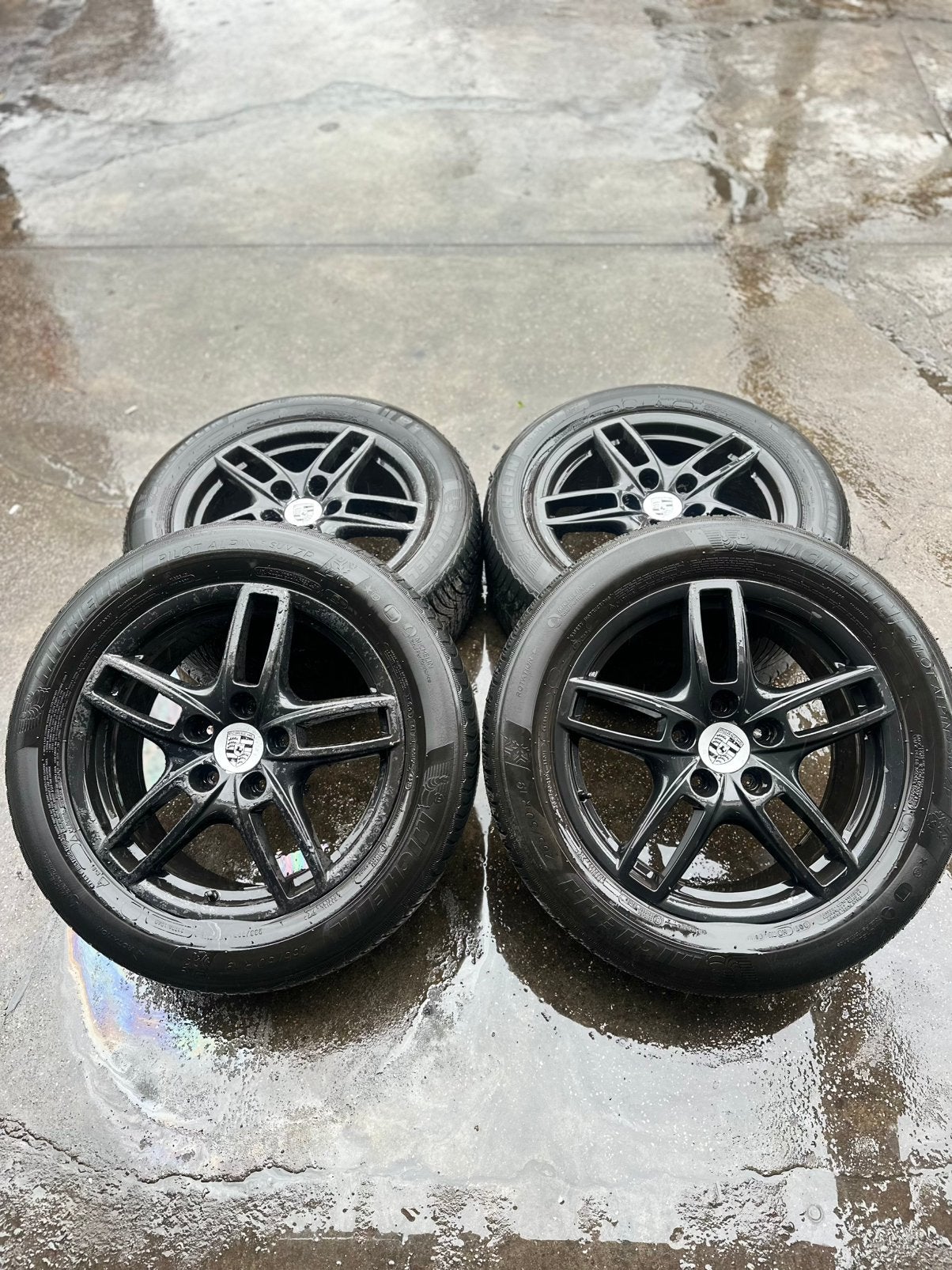 Porsche cayenne 2010-2018 5x130 Jantes avec pneus 265 50 r19, Enlèvement, Audi